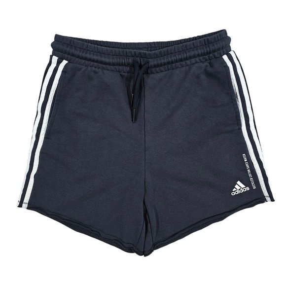 adidas Other - Adidas Essentials Men M Blue Shorts Recycled Cotton 3-Stripe French Terry Sport